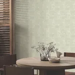 York Wallcoverings Woodcut Green & Stone Wallpaper - SKU GN2624