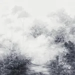 York Wallcoverings Woodland Black & White Wall Mural | Wallpaper Twins York Wallcoverings Woodland Black & White Wall Mural - SKU MF4808M