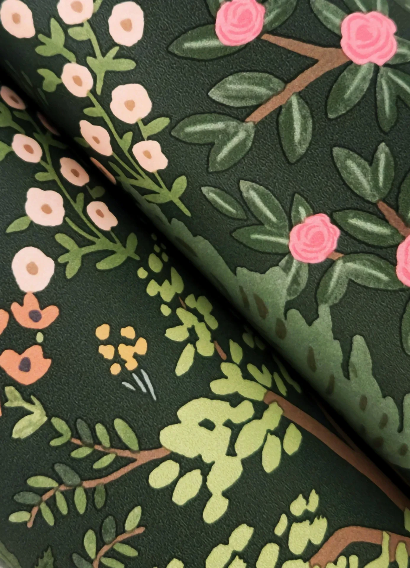 York Wallcoverings Woodland Emerald Peel & Stick Wallpaper - SKU PSW1548RL
