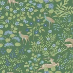 York Wallcoverings Woodland Floral Meadow Green Peel & Stick Wallpaper - SKU PSW1437RL