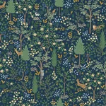 York Wallcoverings Woodland Navy Peel & Stick Wallpaper - SKU PSW1547RL