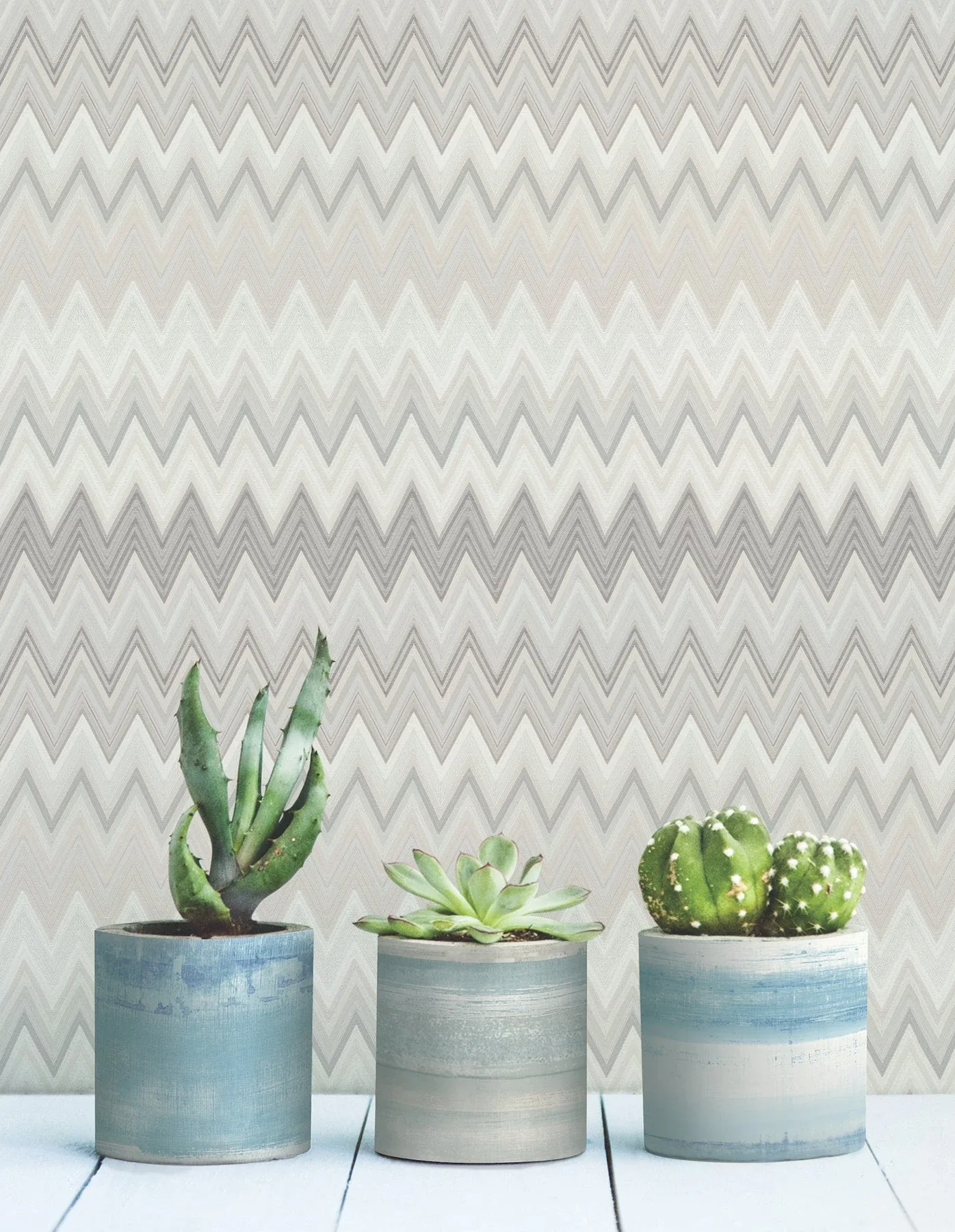York Wallcoverings Zig Zag Beige Peel & Stick Wallpaper - SKU PSW1643RL