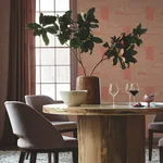 York Wallcoverings Zulu Thread Coral & Glint Wallpaper | Wallpaper Twins York Wallcoverings Zulu Thread Coral & Glint Wallpaper - SKU AG2031