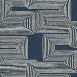 York Wallcoverings Zulu Thread Midnight & Silver Wallpaper | Wallpaper Twins York Wallcoverings Zulu Thread Midnight & Silver Wallpaper - SKU AG2033