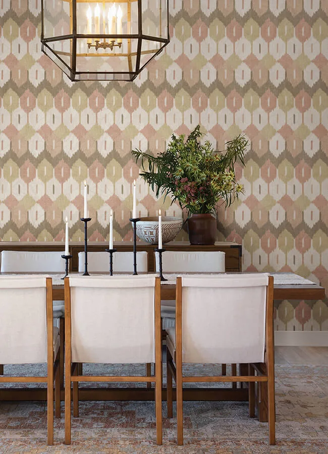 A-Street Prints Abilene wallpaper, color Apricot, SKU 4147-27408