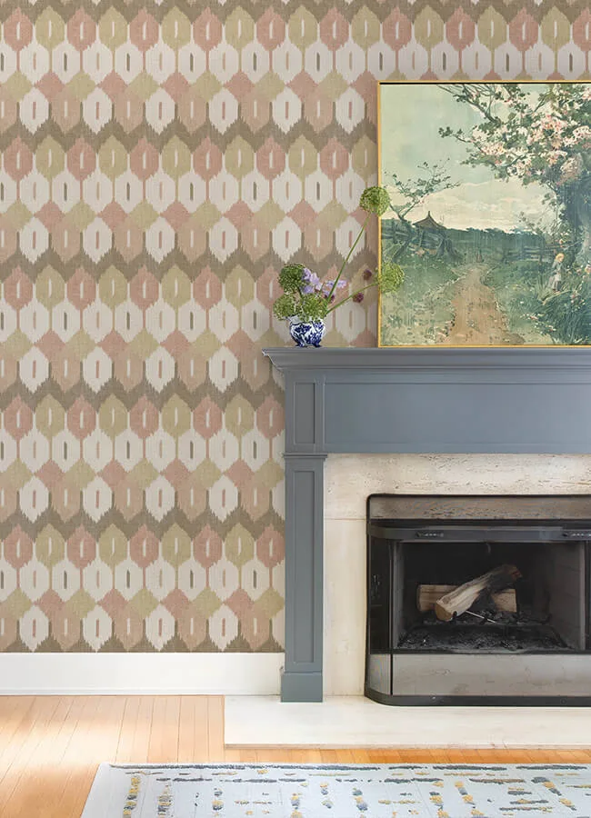 A-Street Prints Abilene - Apricot Wallpaper | Buy Online A-Street Prints Abilene wallpaper, color Apricot, SKU 4147-27408