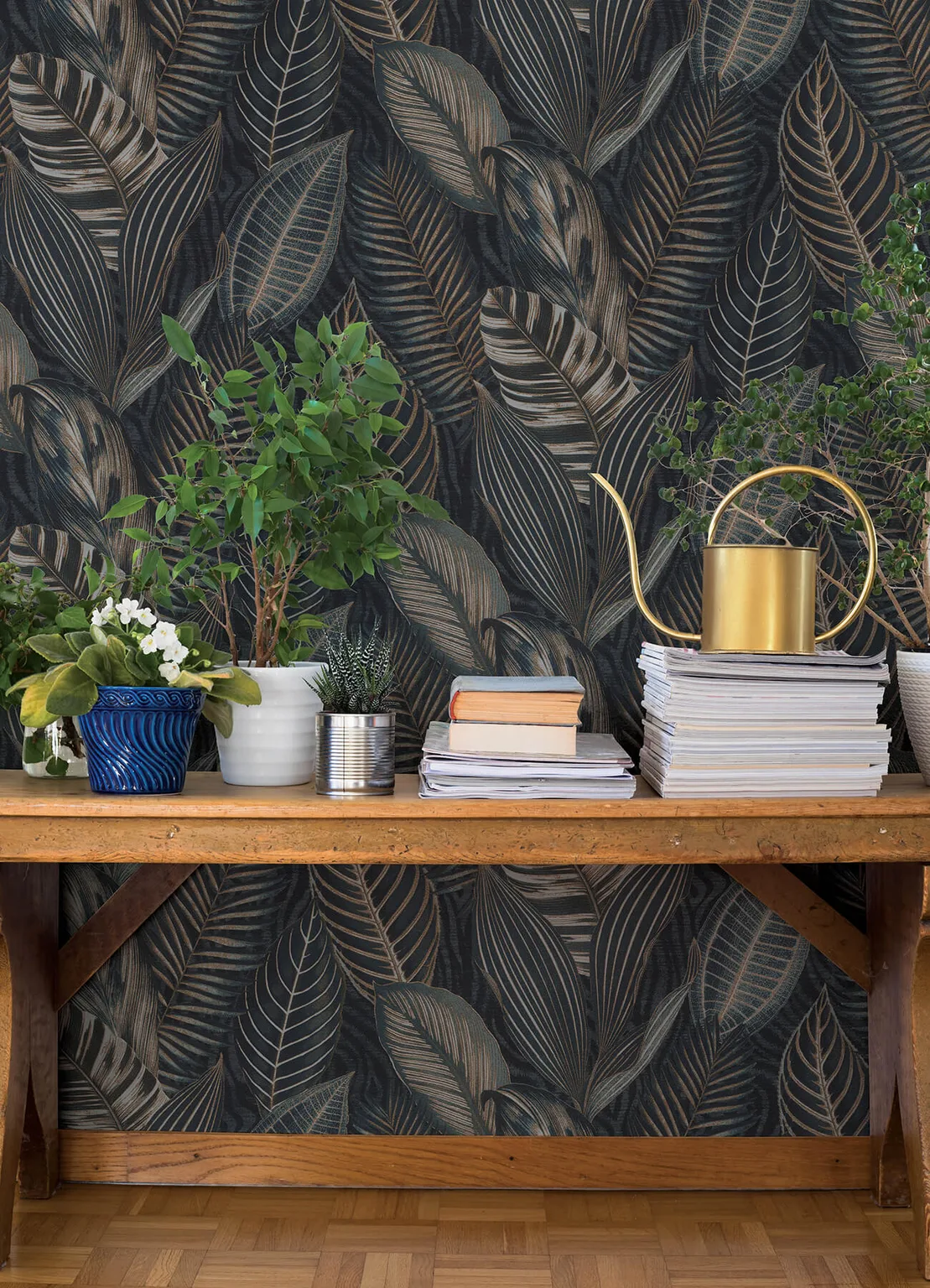 A-Street Prints Acacius wallpaper, color Dark Blue, SKU 4202-751840