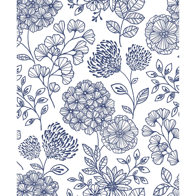 A-Street Prints Ada wallpaper, color Blue, SKU 2975-26205