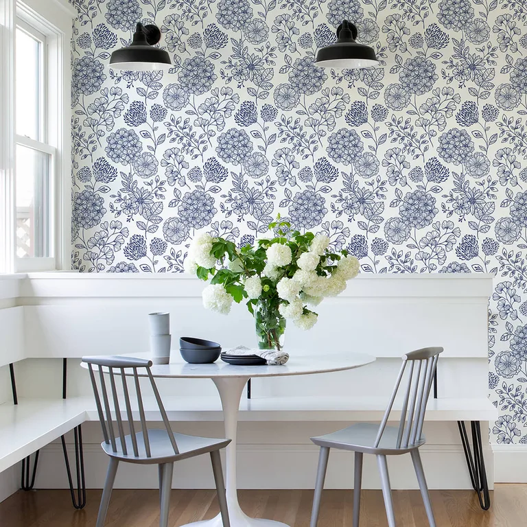 A-Street Prints Ada wallpaper, color Blue, SKU 2975-26205
