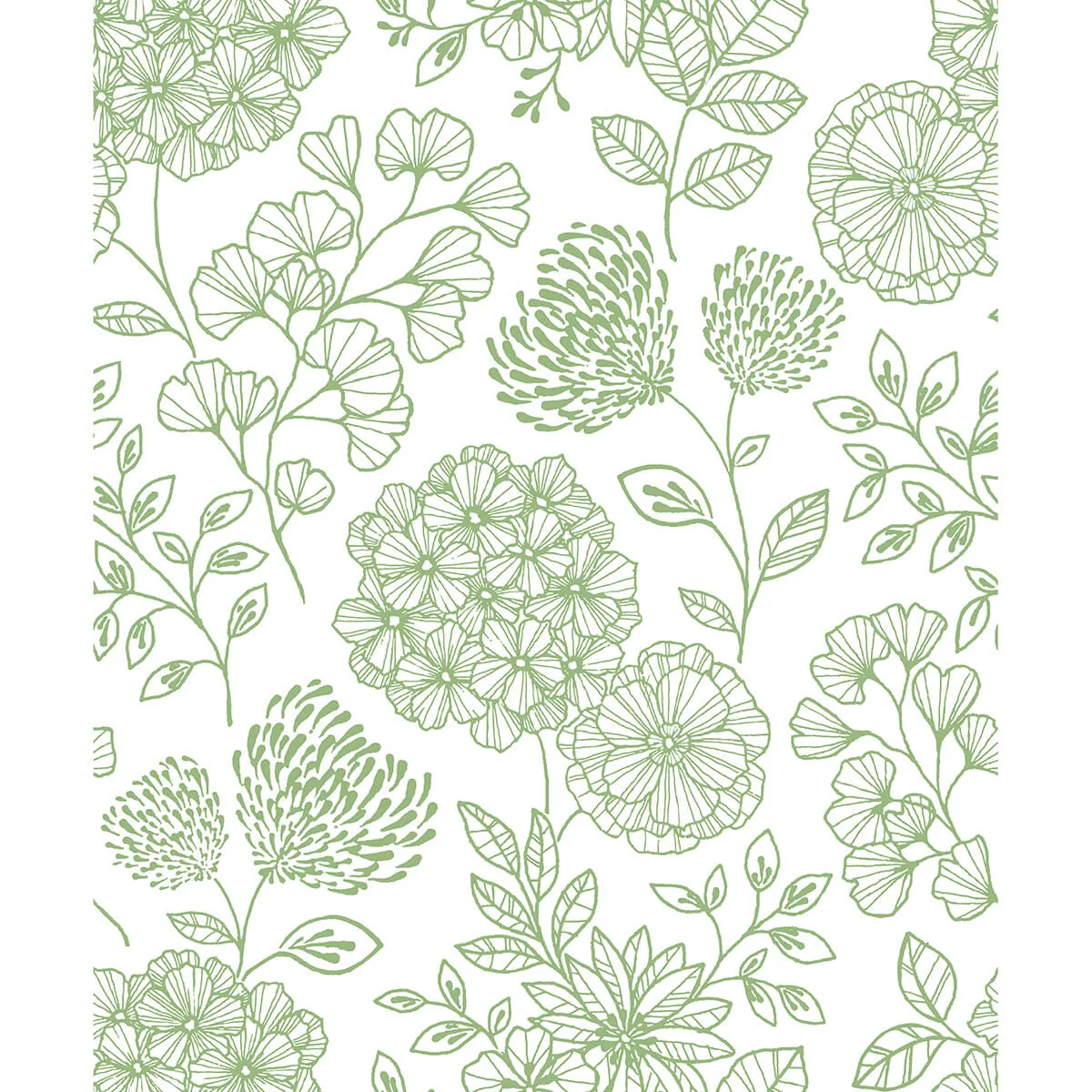 A-Street Prints Ada wallpaper, color Green, SKU 2975-26204