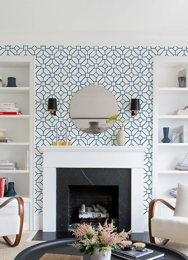 A-Street Prints Addis wallpaper, color Blue, SKU 4120-26828