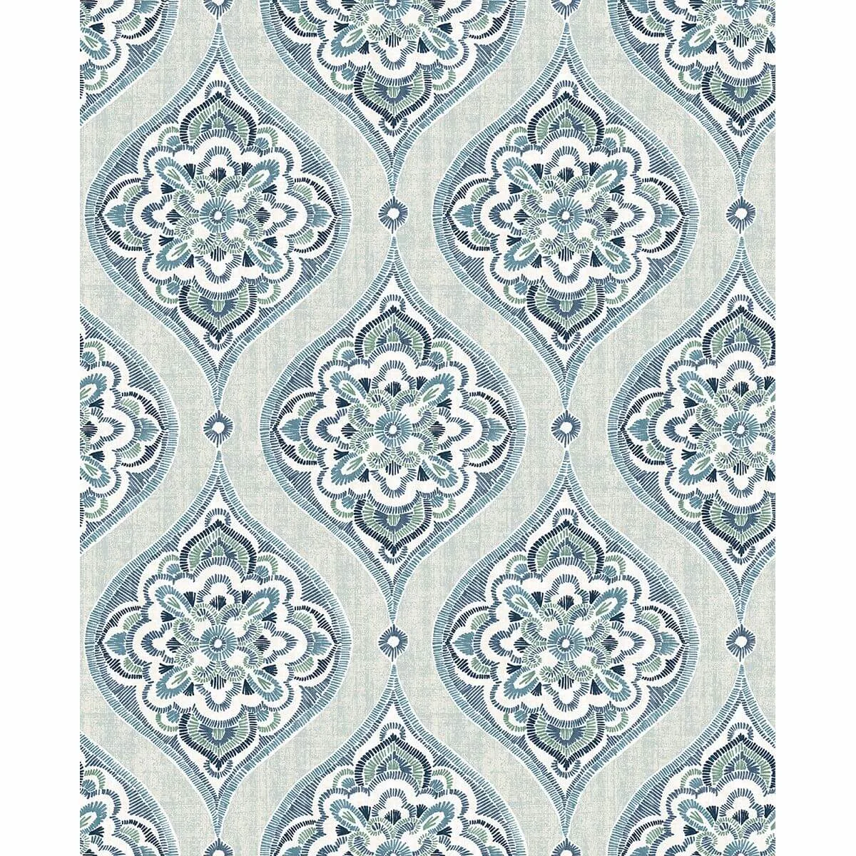 A-Street Prints Adele wallpaper, color Aqua, SKU 2821-25146