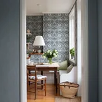 A-Street Prints African Marigold wallpaper, color Dark Blue, SKU 4171-82074