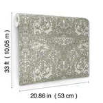 A-Street Prints African Marigold - Green Wallpaper | Buy Online A-Street Prints African Marigold wallpaper, color Green, SKU 4153-82023