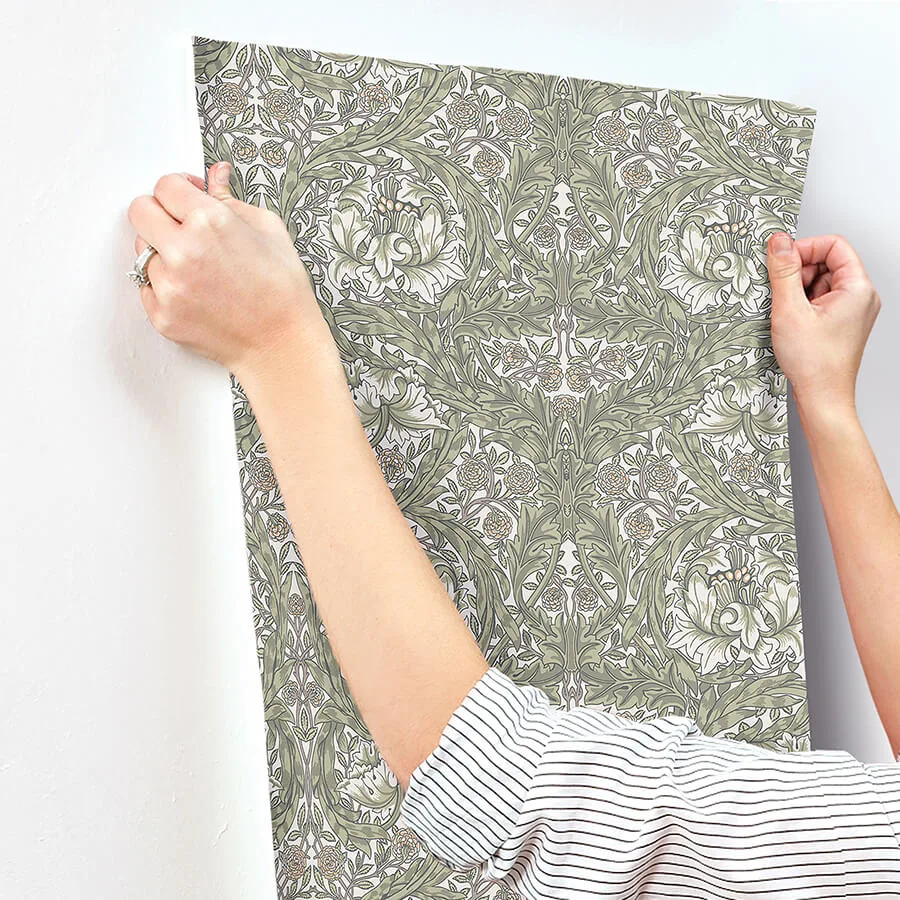 A-Street Prints African Marigold - Green Wallpaper | Buy Online A-Street Prints African Marigold wallpaper, color Green, SKU 4153-82023