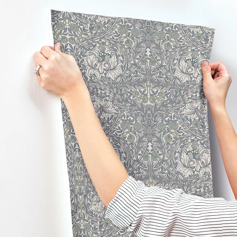 A-Street Prints African Marigold - Grey Wallpaper | Buy Online A-Street Prints African Marigold wallpaper, color Grey, SKU 4153-82025