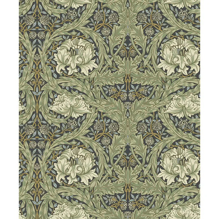 A-Street Prints African Marigold wallpaper, color Sea Green, SKU 4171-82075