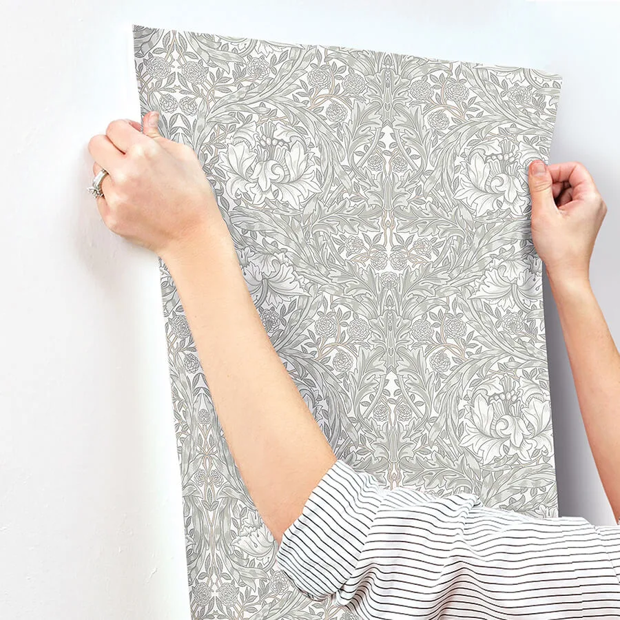 A-Street Prints African Marigold - White Wallpaper | Buy Online A-Street Prints African Marigold wallpaper, color White, SKU 4153-82022
