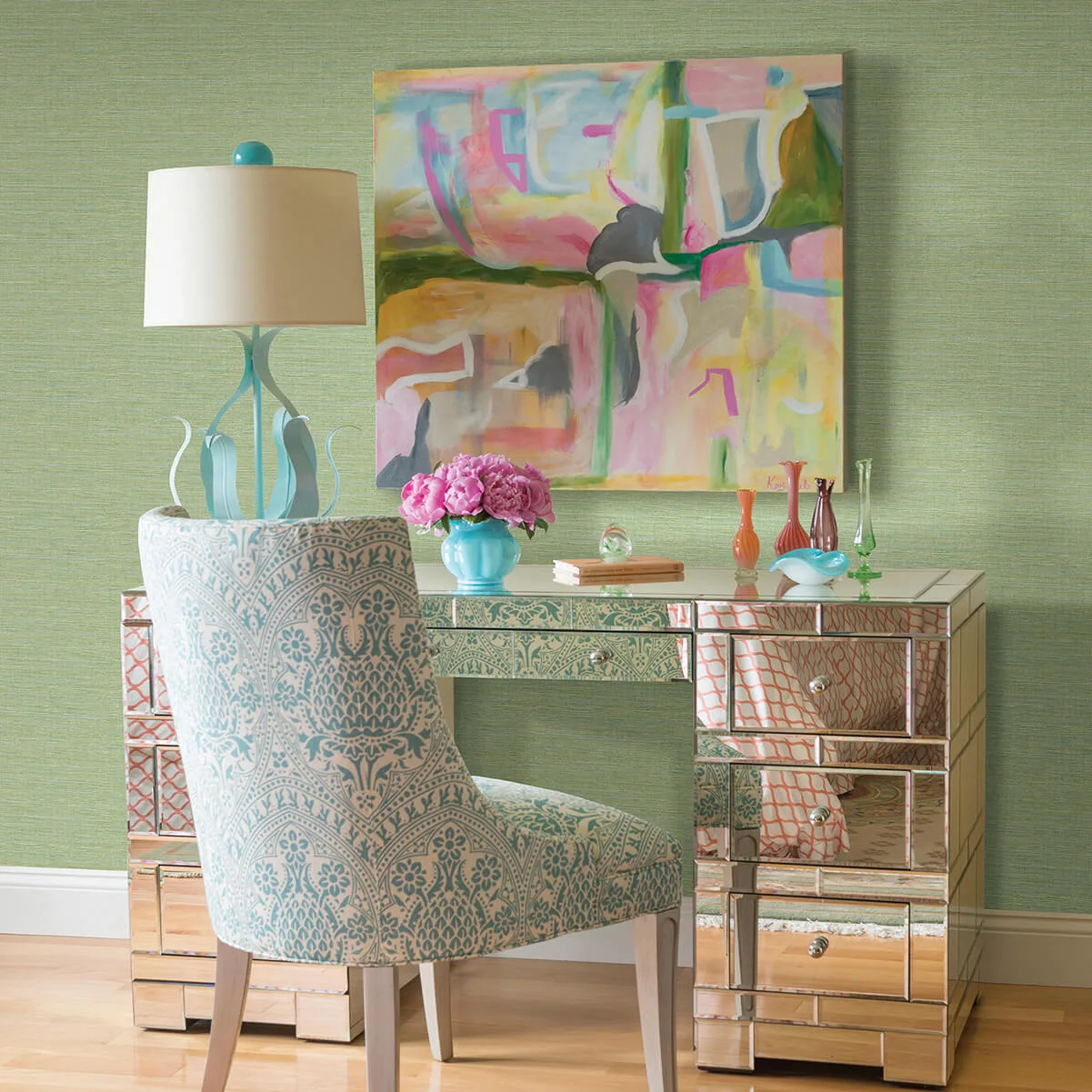 A-Street Prints Agave wallpaper, color Green, SKU 2969-24284