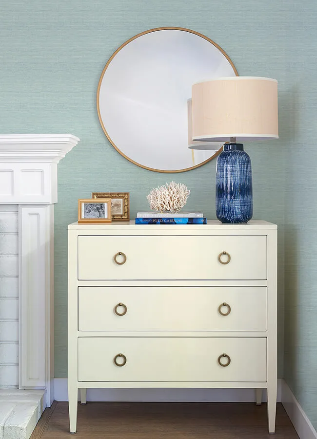 A-Street Prints Agave wallpaper, color Aqua, SKU 4046-24282