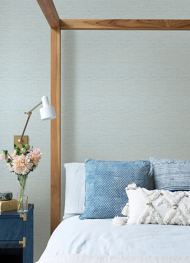A-Street Prints Agave - Sky Blue Wallpaper | Buy Online A-Street Prints Agave wallpaper, color Sky Blue, SKU 4046-24283