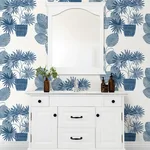 A-Street Prints Aida wallpaper, color Blue, SKU 4014-87559