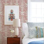 A-Street Prints Akira wallpaper, color Coral, SKU 2821-25103