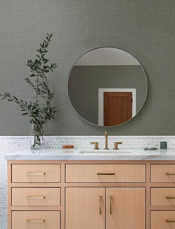 A-Street Prints Alcott wallpaper, color Charcoal, SKU 4141-27126