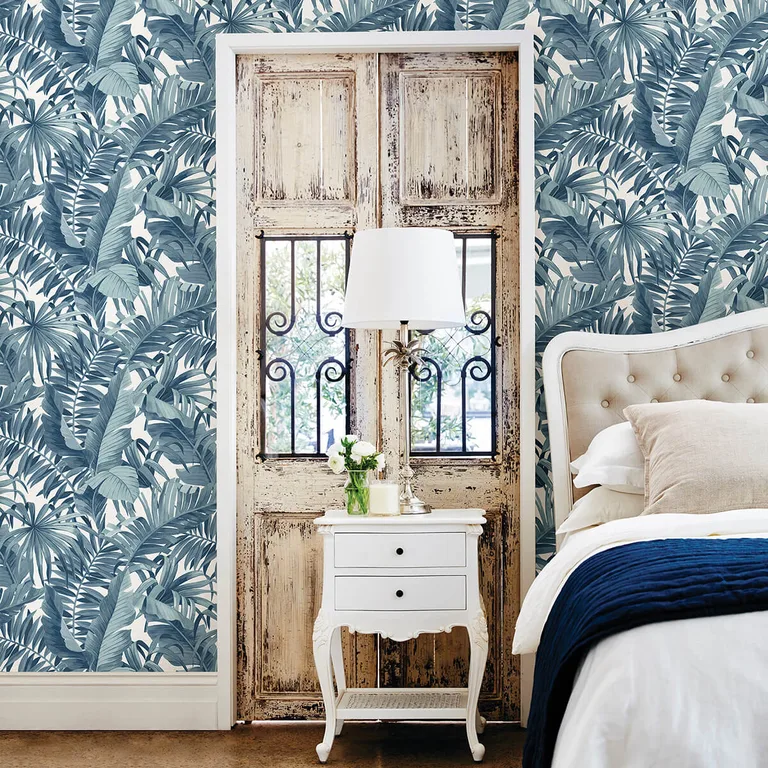A-Street Prints Alfresco wallpaper, color Blue, SKU 2969-24133