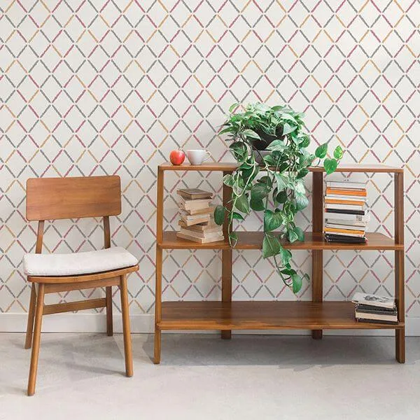 A-Street Prints Allotrope wallpaper, color Rose, SKU 2902-25536