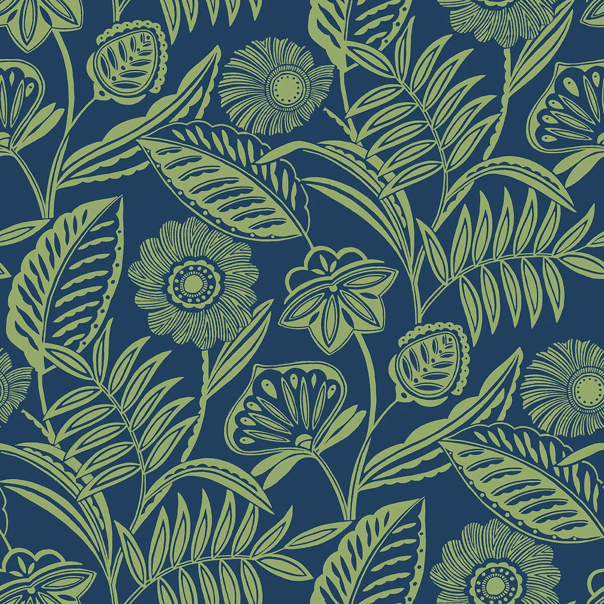 A-Street Prints Alma wallpaper, color Blue, SKU 2969-87527