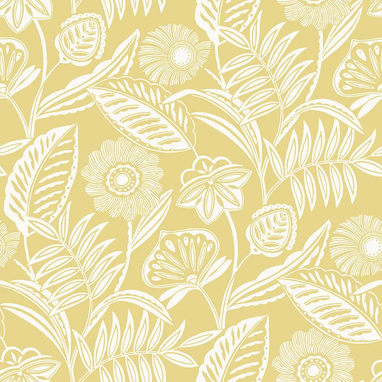 A-Street Prints Alma wallpaper, color Yellow, SKU 2969-87529