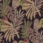 A-Street Prints Alocasia wallpaper, color Burgundy, SKU 4177-27738