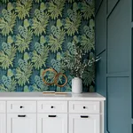 A-Street Prints Alocasia - Green Wallpaper | Buy Online A-Street Prints Alocasia wallpaper, color Green, SKU 4177-27739