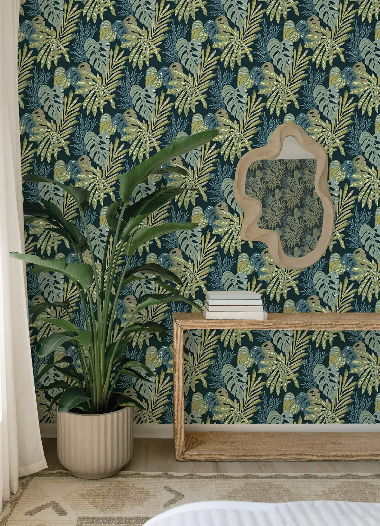A-Street Prints Alocasia - Green Wallpaper | Buy Online A-Street Prints Alocasia wallpaper, color Green, SKU 4177-27739