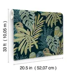 A-Street Prints Alocasia - Green Wallpaper | Buy Online A-Street Prints Alocasia wallpaper, color Green, SKU 4177-27739