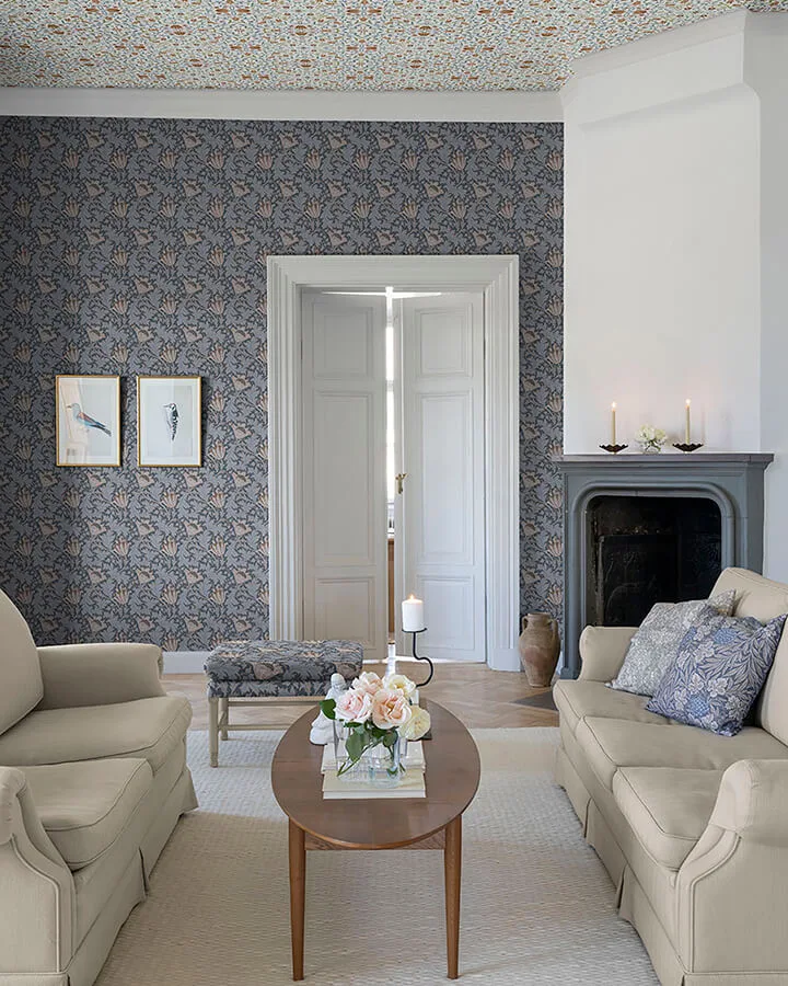 A-Street Prints Anemone - Dark Blue Wallpaper | Buy Online A-Street Prints Anemone wallpaper, color Dark Blue, SKU 4153-82006