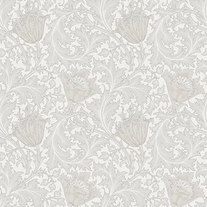 A-Street Prints Anemone wallpaper, color Dove, SKU 4153-82001