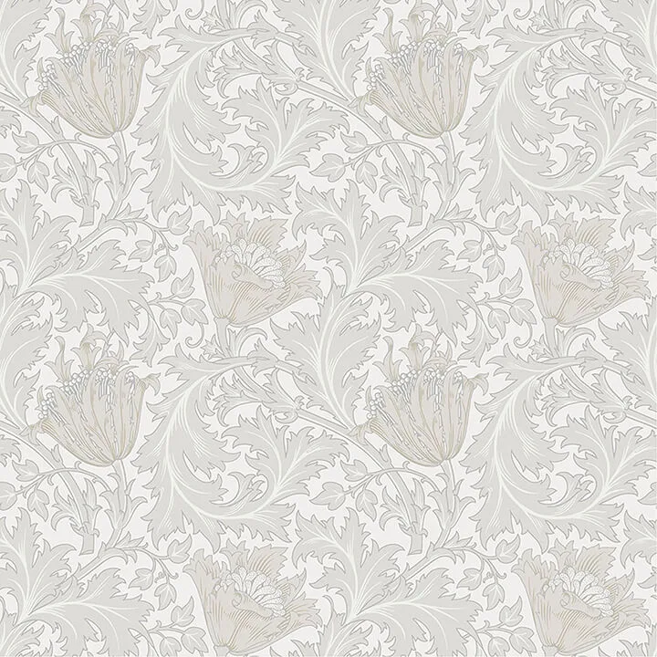 A-Street Prints Anemone wallpaper, color Dove, SKU 4153-82001