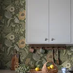 A-Street Prints Anemone - Green Wallpaper | Buy Online A-Street Prints Anemone wallpaper, color Green, SKU 4080-44104