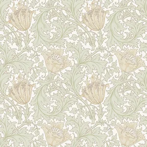A-Street Prints Anemone wallpaper, color Light Green, SKU 4153-82002