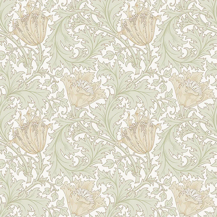 A-Street Prints Anemone wallpaper, color Light Green, SKU 4153-82002