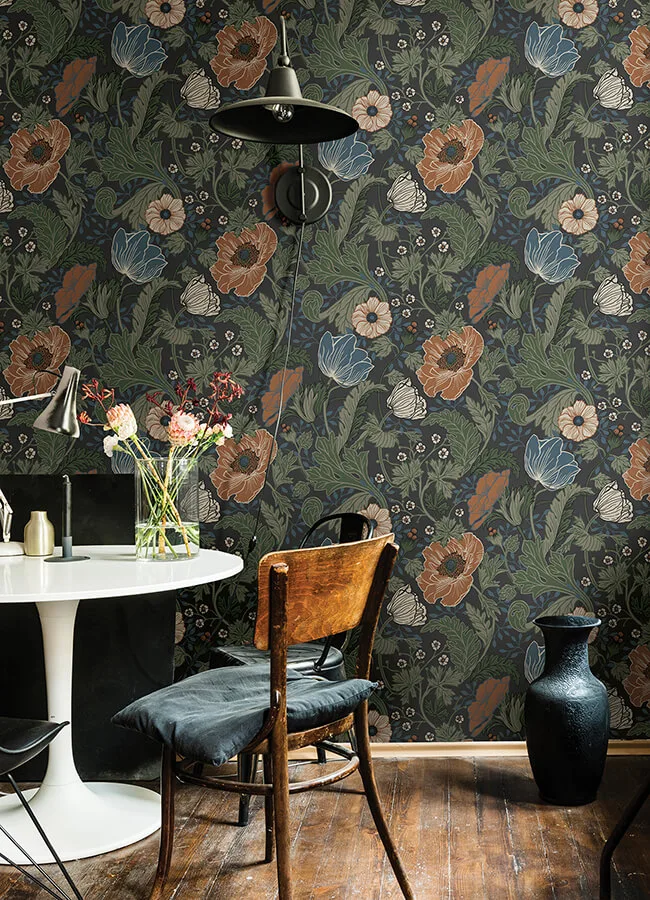 A-Street Prints Anemone - Multicolor Wallpaper | Buy Online A-Street Prints Anemone wallpaper, color Multicolor, SKU 4080-33003
