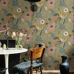 A-Street Prints Anemone wallpaper, color Mustard, SKU 4080-33002