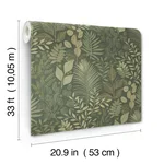 A-Street Prints Ängslycka - Dark Green Wallpaper | Buy Online A-Street Prints Ängslycka wallpaper, color Dark Green, SKU 4201-20103
