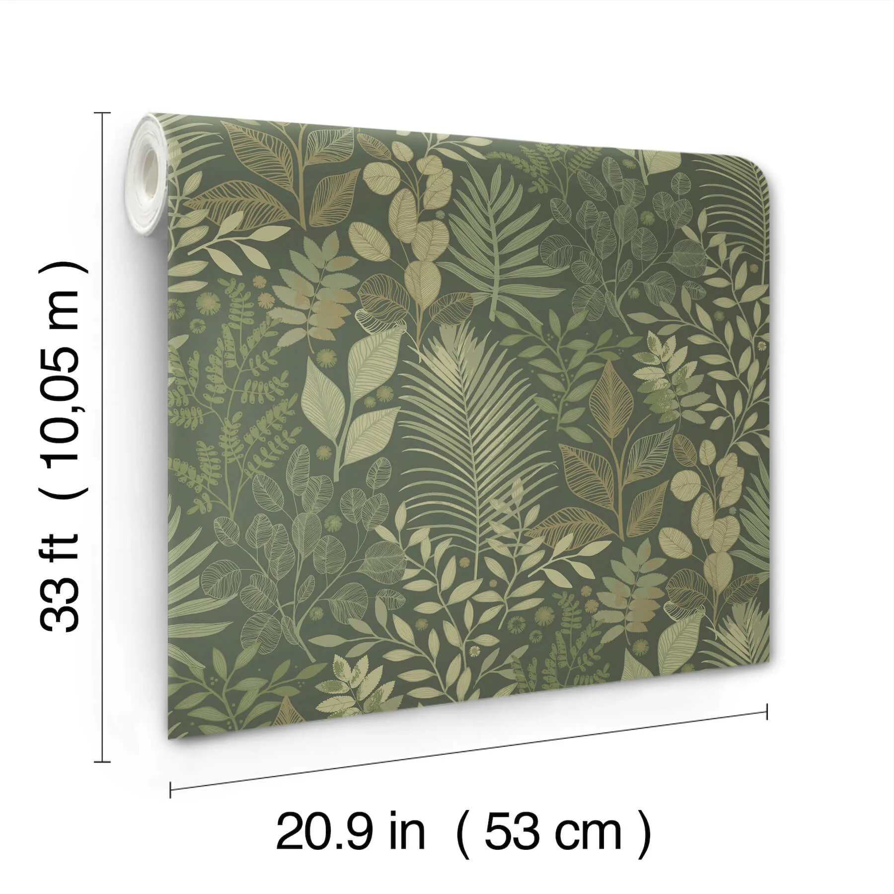 A-Street Prints Ängslycka - Dark Green Wallpaper | Buy Online A-Street Prints Ängslycka wallpaper, color Dark Green, SKU 4201-20103