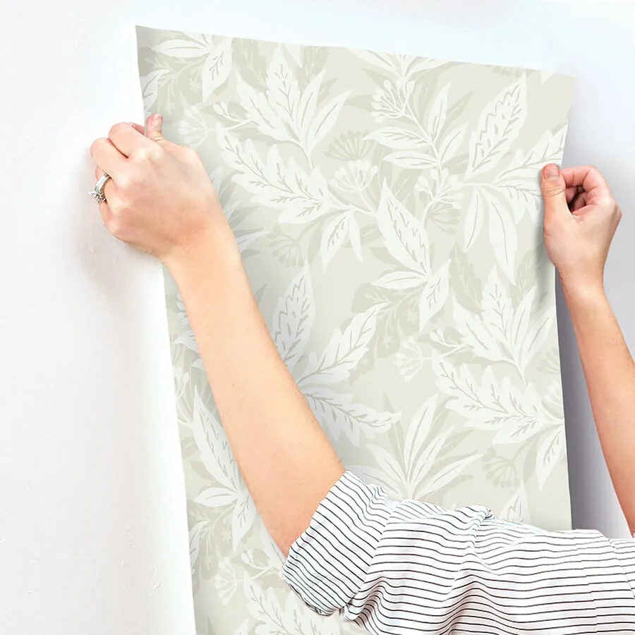 A-Street Prints Anita wallpaper, color Dove, SKU 4155-27329