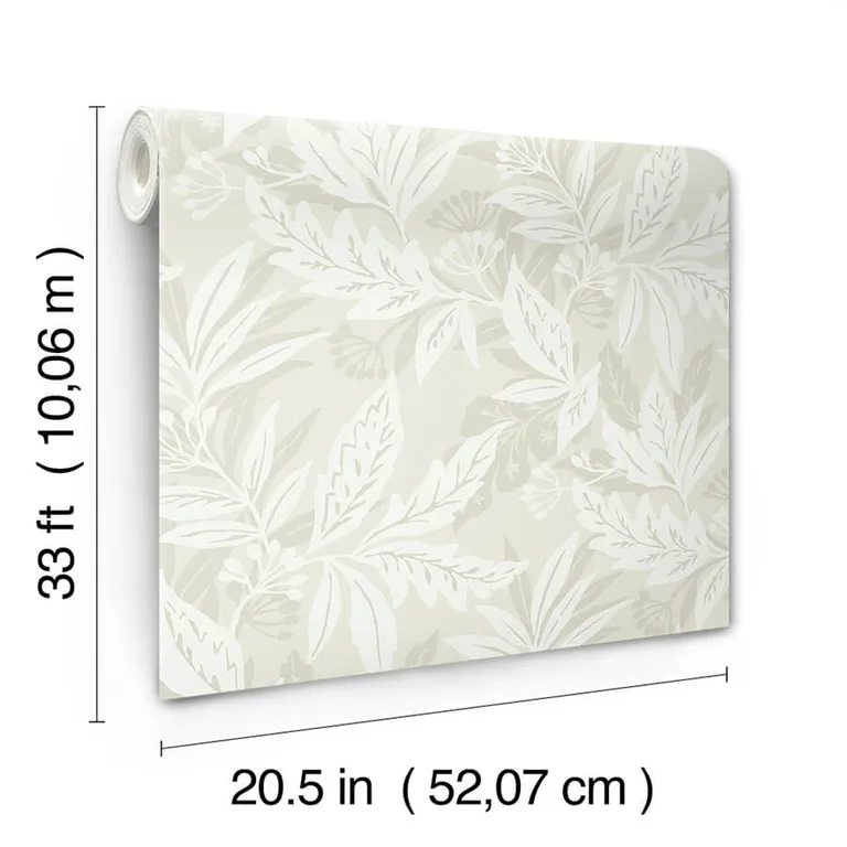 A-Street Prints Anita wallpaper, color Dove, SKU 4155-27329