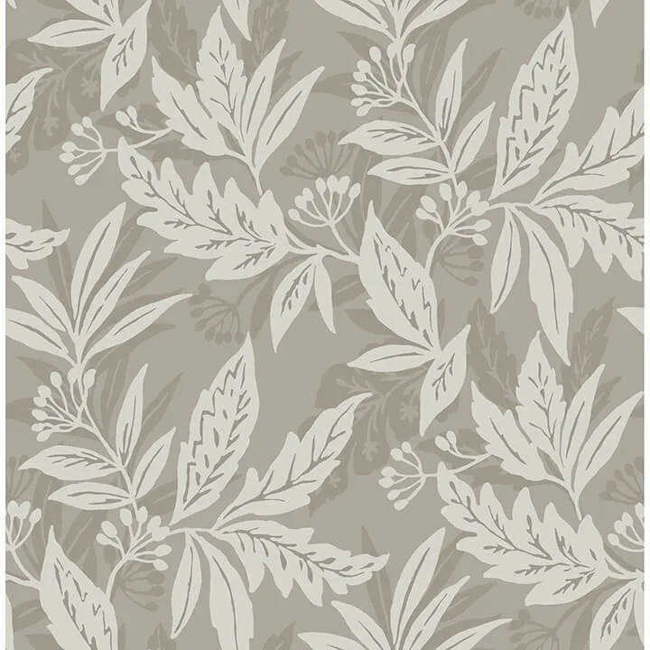 A-Street Prints Anita wallpaper, color Pewter, SKU 4155-27327