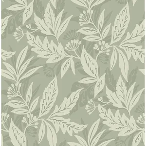 A-Street Prints Anita wallpaper, color Sage, SKU 4155-27326